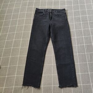 Zara High Rise Black Jeans